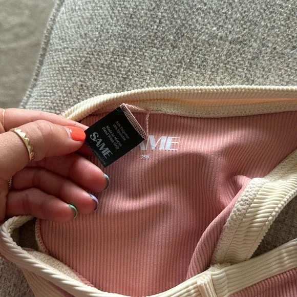 SAME Los Angeles The Grace Ribbed Bottom Pink - Picture 4 of 8